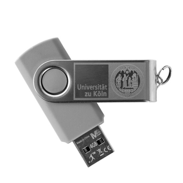USB Stick, grey, corporate