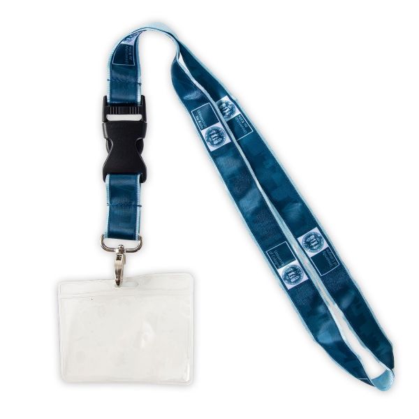 Lanyard, blue, corporate