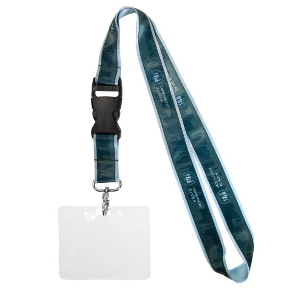 Lanyard, blue, corporate